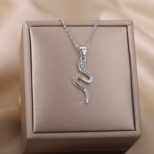 Snake Pendant Necklace